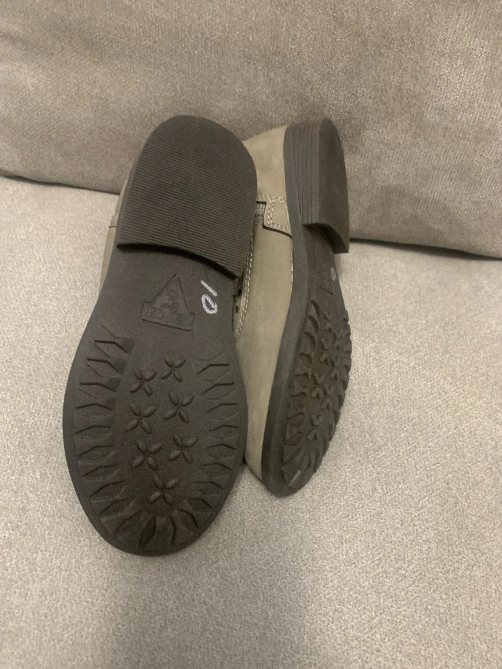 OshKosh B'gosh Olive Green Perforated Ankle Booties